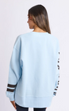 Foxwood Origin Crew - Light Blue W Coffee