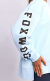 Foxwood Origin Crew - Light Blue W Coffee