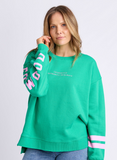 Foxwood Origin Crew - Green w/ Pink