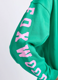 Foxwood Origin Crew - Green w/ Pink