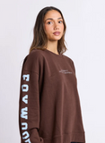 Foxwood Origin Crew - Coffee bean W Light Blue