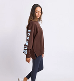 Foxwood Origin Crew - Coffee bean W Light Blue