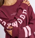 Foxwood Origin Crew - Burgandy W Pink
