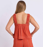 Foxwood Sage Top - Rust