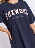 Foxwood Intervall Tee Dress - Navy/ Peach