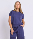 Foxwood Hustler Tee - Deep Blue