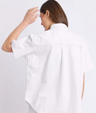 Foxwood Daisy S/S Shirt - White