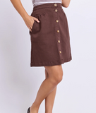 Foxwood Amanda Skirt - Chocolate