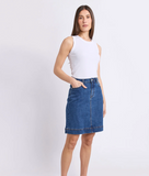 Foxwood Bower Skirt - Mid Blue