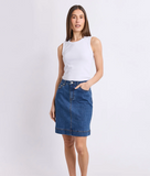 Foxwood Bower Skirt - Mid Blue