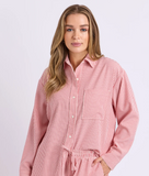 Foxwood Echo Shirt - Red & White Stripe