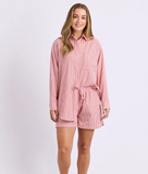 Foxwood Echo Shirt - Red & White Stripe