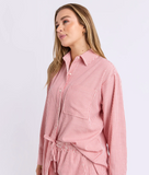 Foxwood Echo Shirt - Red & White Stripe
