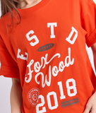 Foxwood Crossover Tee - Grenadine