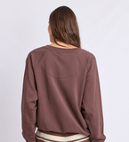 Foxwood Solace Vee Crew - Chocolate