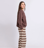 Foxwood Solace Vee Crew - Chocolate