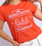 Foxwood Sailing Club Tee - Grenadine