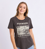 Foxwood Voyage Tee - Washed Black