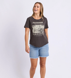 Foxwood Voyage Tee - Washed Black