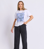 Foxwood Studio Rose Tee - White