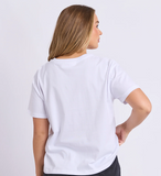 Foxwood Studio Rose Tee - White