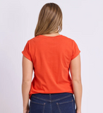 Foxwood Effortless Tee - Grenadine