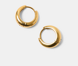 Milla Heart Asta Huggie Earrings - Gold