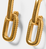 Milla Heart Rixa Drop Earrings - Gold