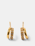 Milla Heart Aya Huggie Earrings - Gold