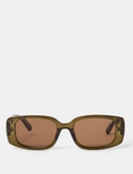 Milla Heart Freja Sunglasses - Green / Brown
