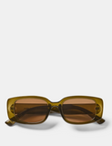 Milla Heart Freja Sunglasses - Green / Brown