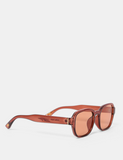 Milla Heart Maja Sunglasses - Amber/ Brown