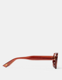 Milla Heart Maja Sunglasses - Amber/ Brown