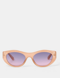 Milla Heart Nora Sunglasses - Milky Bone