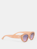 Milla Heart Nora Sunglasses - Milky Bone