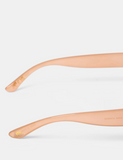 Milla Heart Nora Sunglasses - Milky Bone