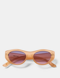 Milla Heart Nora Sunglasses - Milky Bone