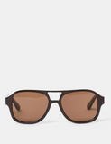 Milla Heart Tove Sunglasses - Brown