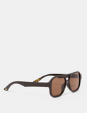 Milla Heart Tove Sunglasses - Brown