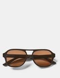 Milla Heart Tove Sunglasses - Brown