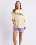 Foxwood Interval Tee - Buttercream/ Choc