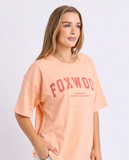 Foxwood Interval Tee - Neon Peach