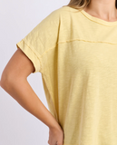Foxwood Allison Tee - Sunlight Yellow