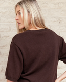 Foxwood Lila SSLV V Knit - Chocolate