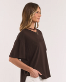 Foxwood Simplified Tee - Chocolate