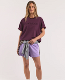 Foxwood Simplified Tee - Plum