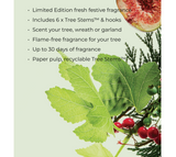 CIRCA Christmas Tree Scent Stems - WHITE FIG & CEDAR