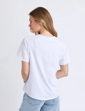Foxwood Studio Palm Tee - White
