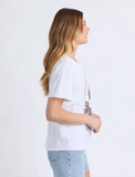 Foxwood Studio Palm Tee - White
