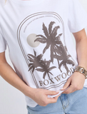 Foxwood Studio Palm Tee - White